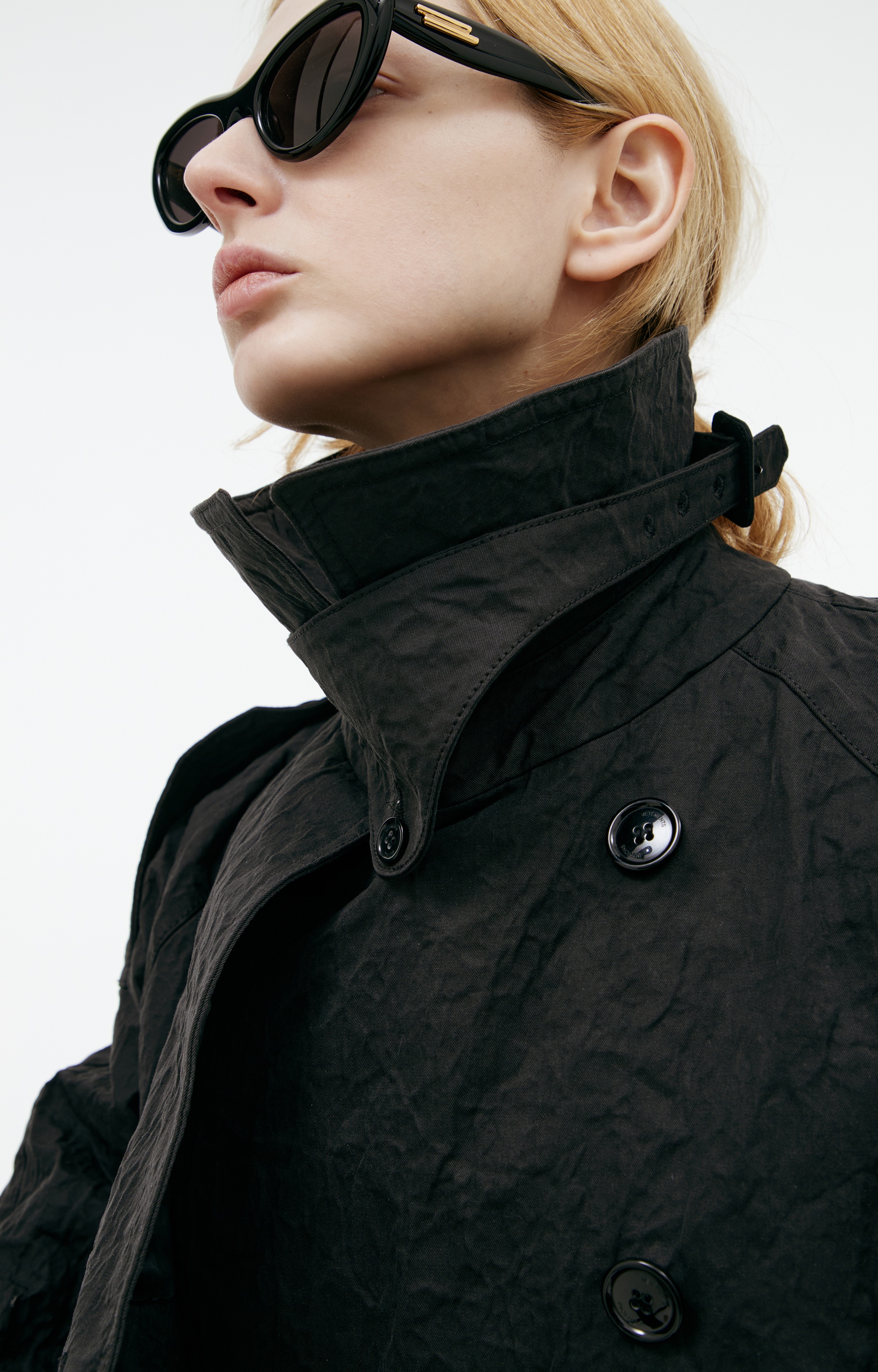 DOUBLE-BREASTED TRENCH COAT WITH BELT - 5