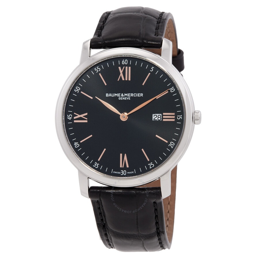 Baume Et Mercier - Baume et Mercier Classima Quartz Black Dial Men's Watch M0A10127 - 1