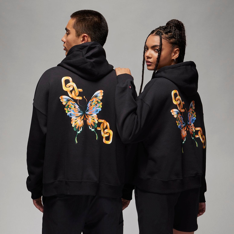 Air Jordan Artist Series by Jordan Moss Brooklyn Fleece Hoodie 'Black' FB5204-010 4