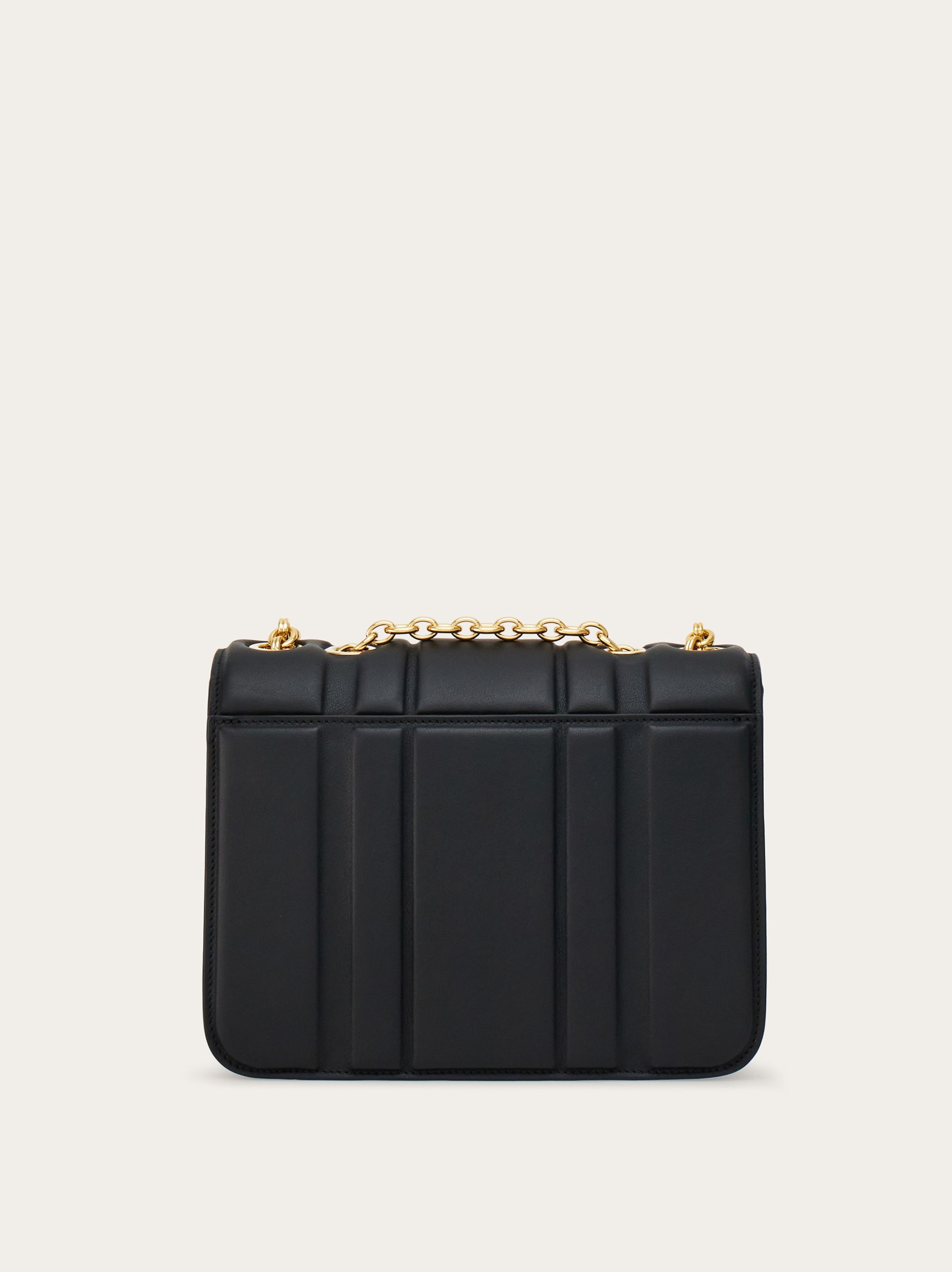 Salvatore Ferragamo Shoulder Bag Suede Black Auth hk1963 | eBay