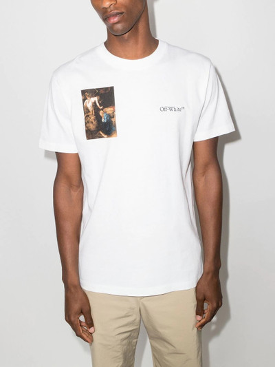 Off-White Caravaggio Lute-print T-shirt outlook