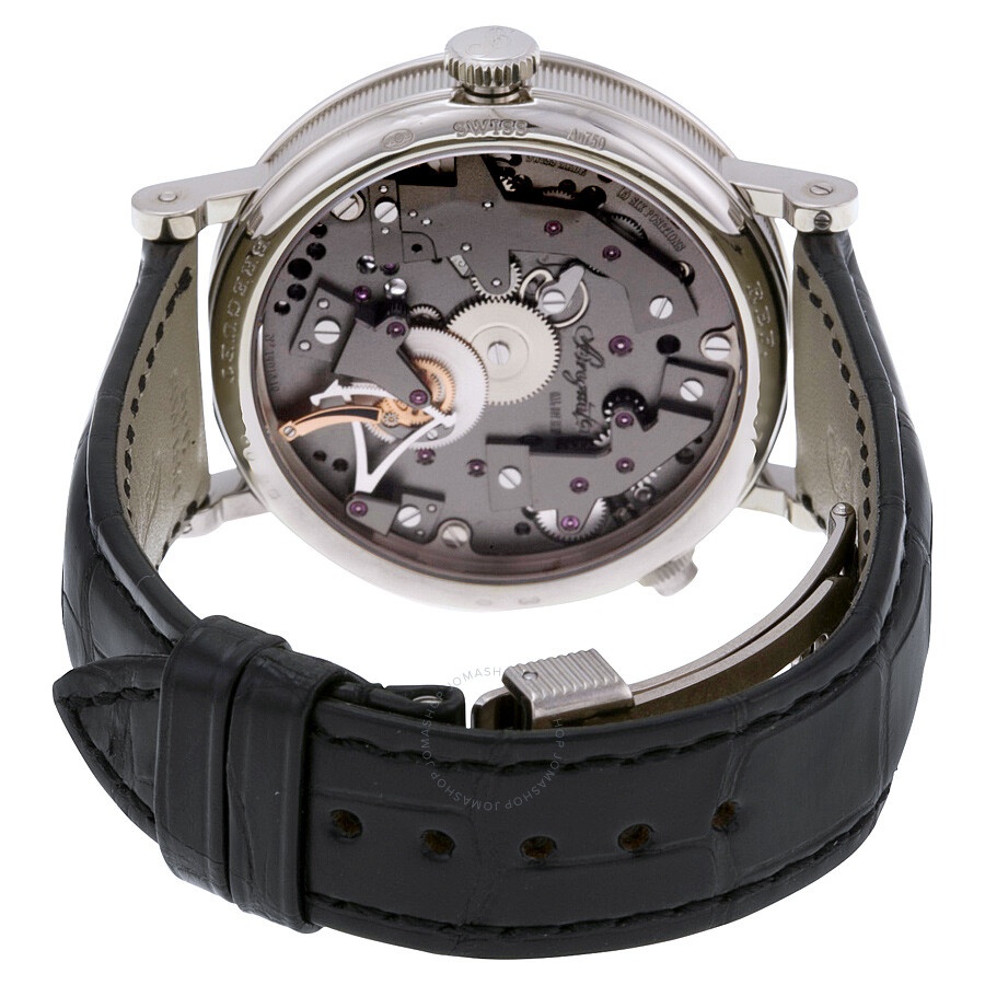 Breguet Tradition 18kt White Gold GMT Manual Silver Skeleton Dial Men's Watch 7067BB/G1/9W6 - 3