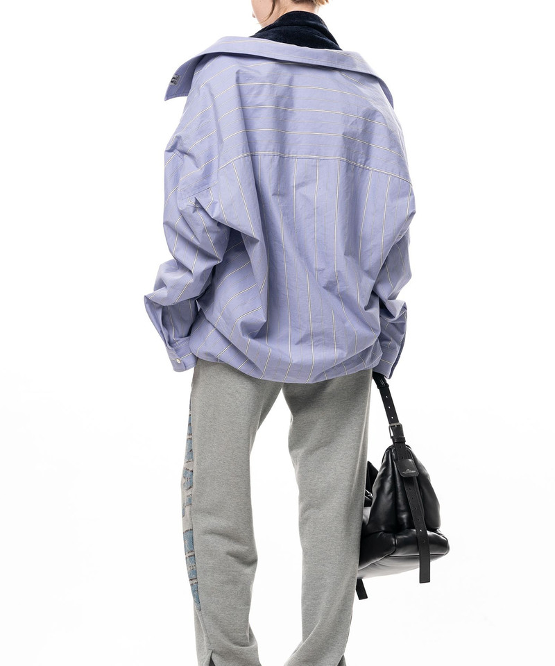 Shifted Layer Stripe Shirt 11