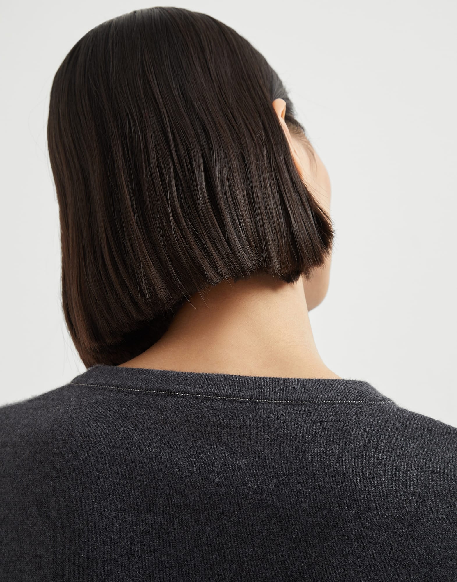 Cashmere sweater with monili - 3