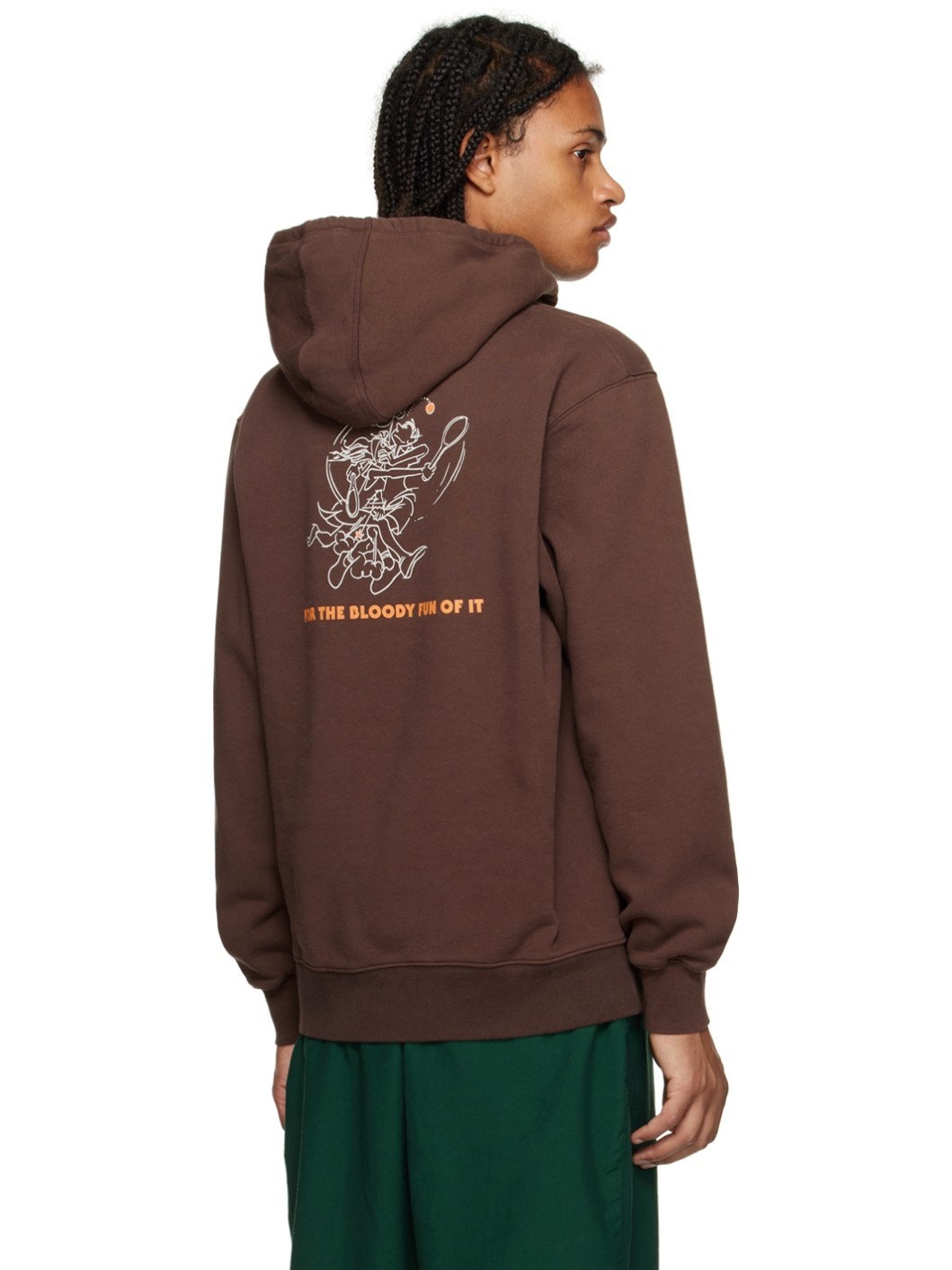 Brown Bloody Hoodie - 3