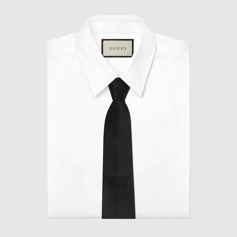 GUCCI Allover Gucci silk tie outlook