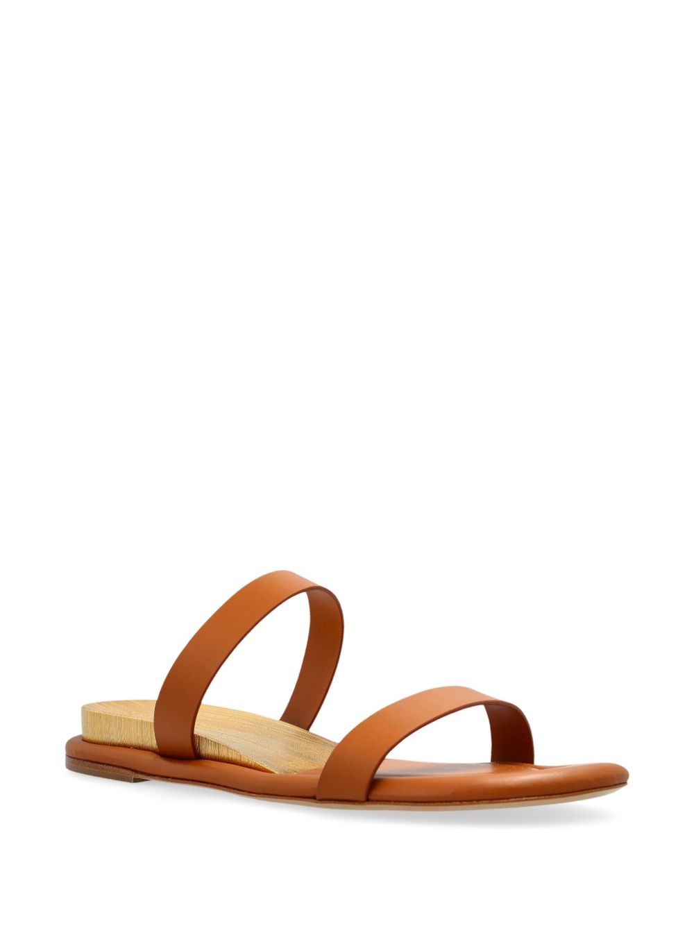leather slides - 2