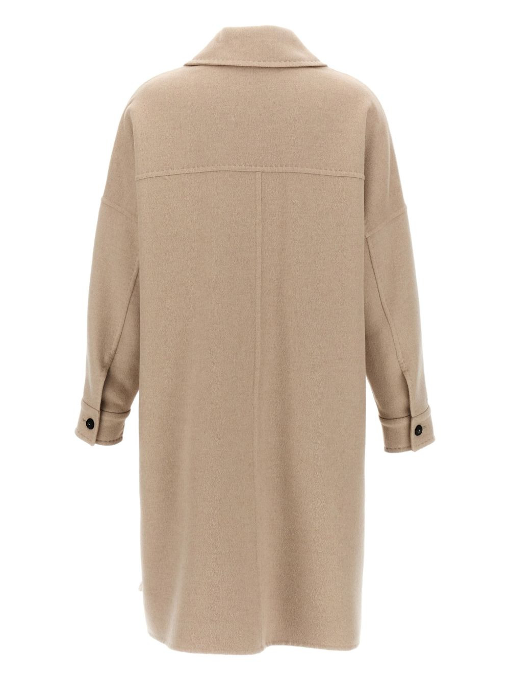 cashmere chemise coat - 2