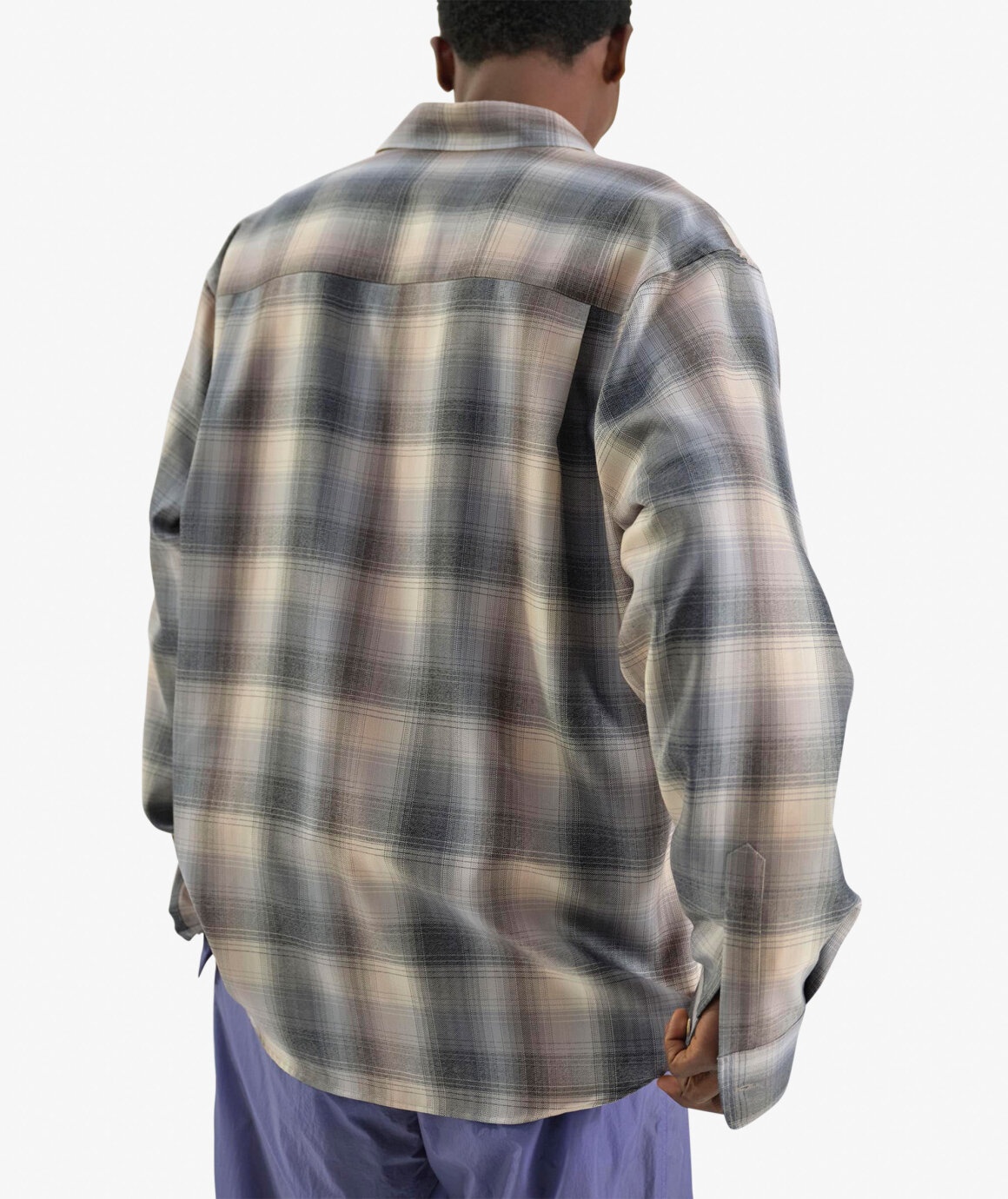 AURALEE Super Light Wool Check Shirt | REVERSIBLE