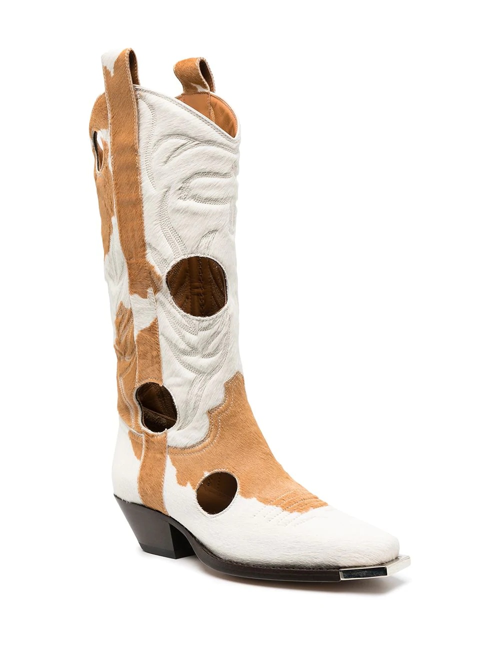 two-tone cowboy boots - 2