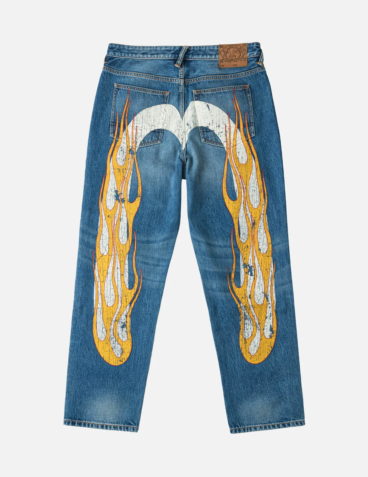 Flaming Daicock Print Regular Fit Jeans - 1