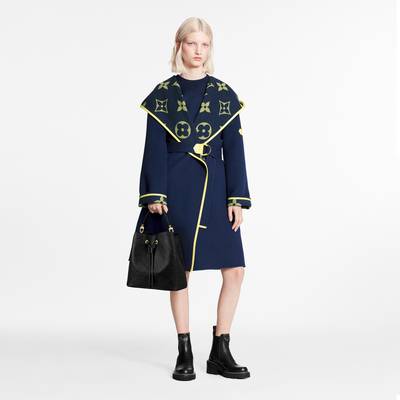 Louis Vuitton Hooded Wrap Coat With Belt outlook