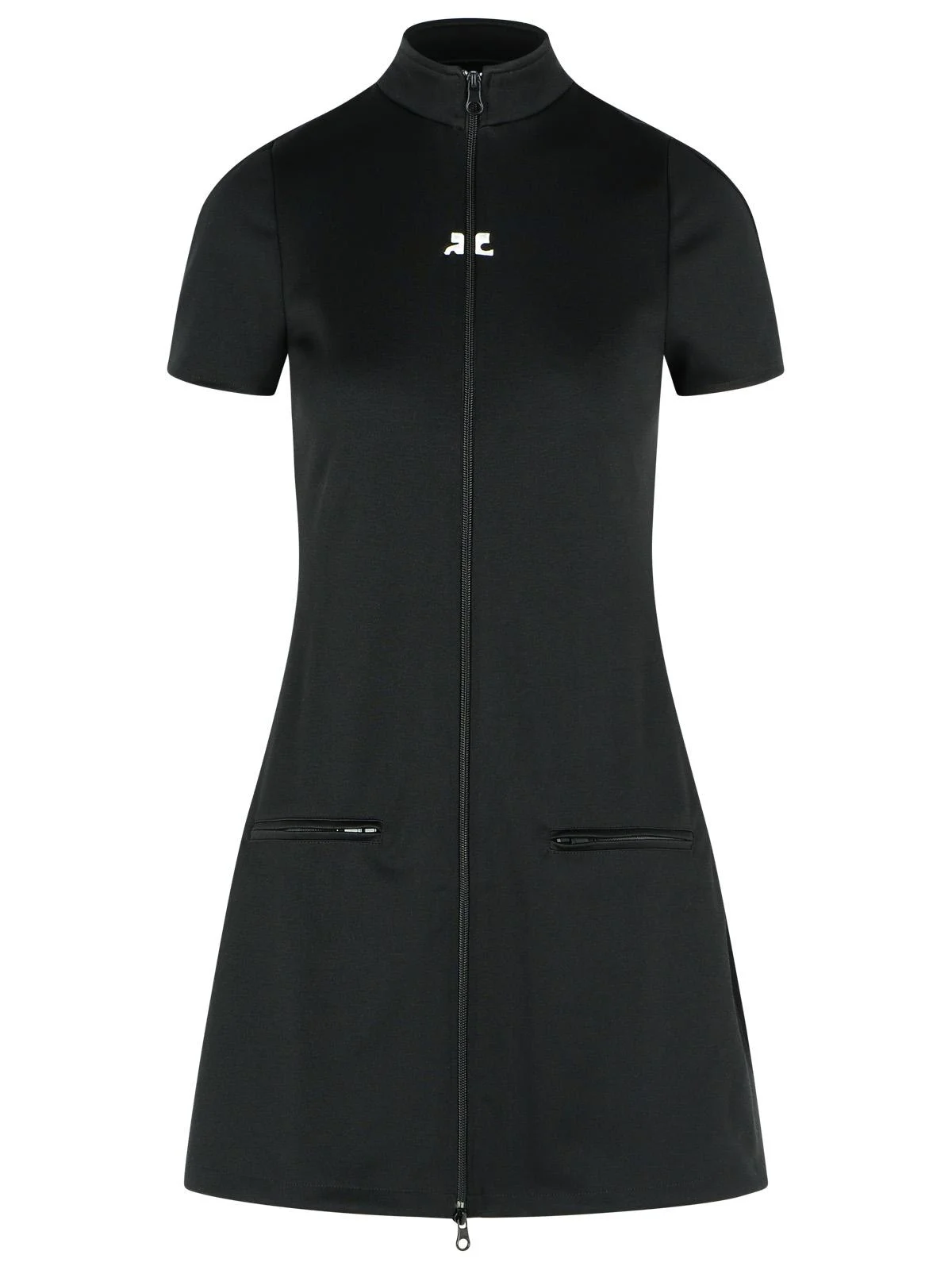 Courreges Interlock Black Dress Women - 1