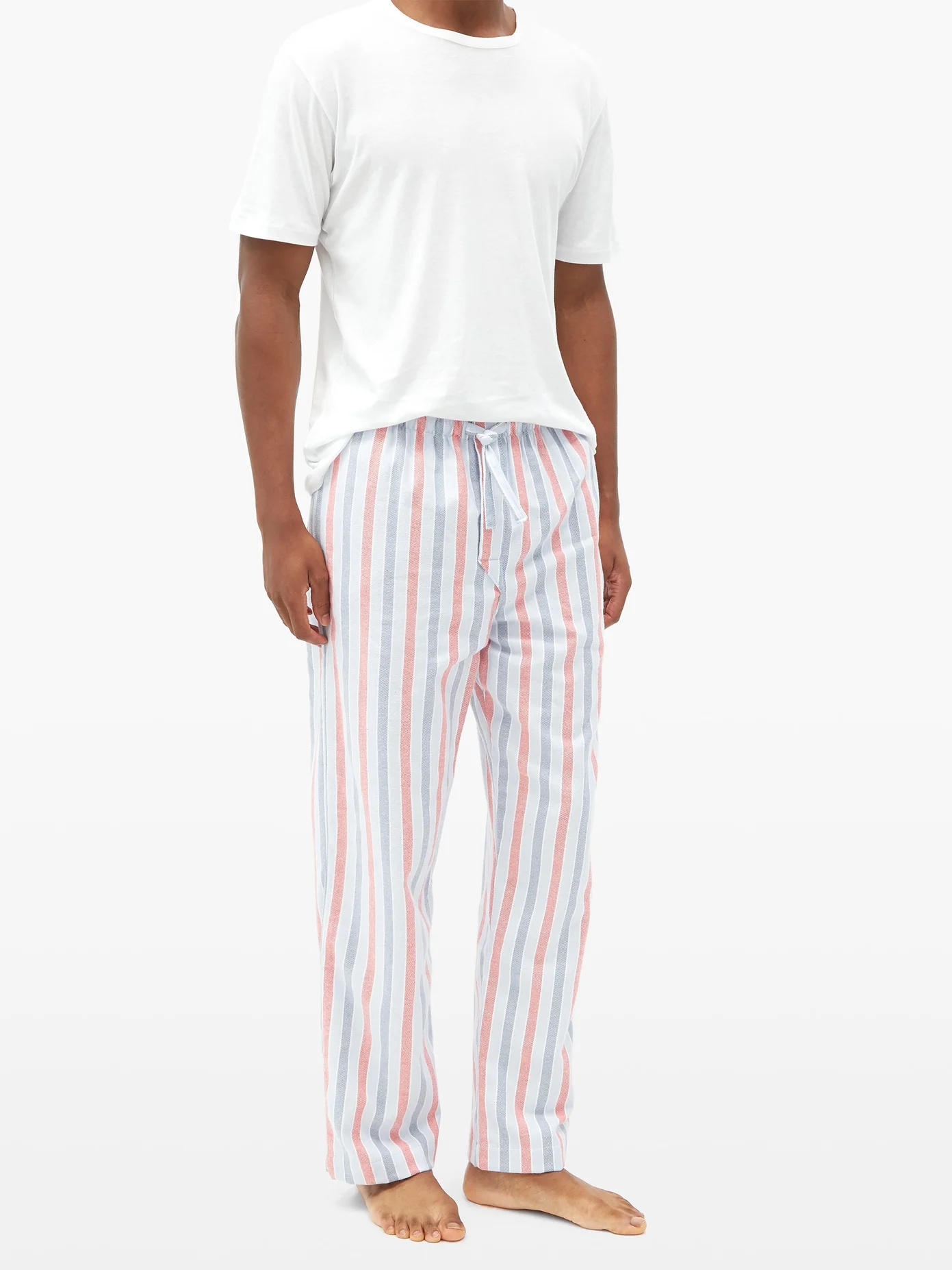 Kelburn striped brushed-cotton pyjama trousers - 2