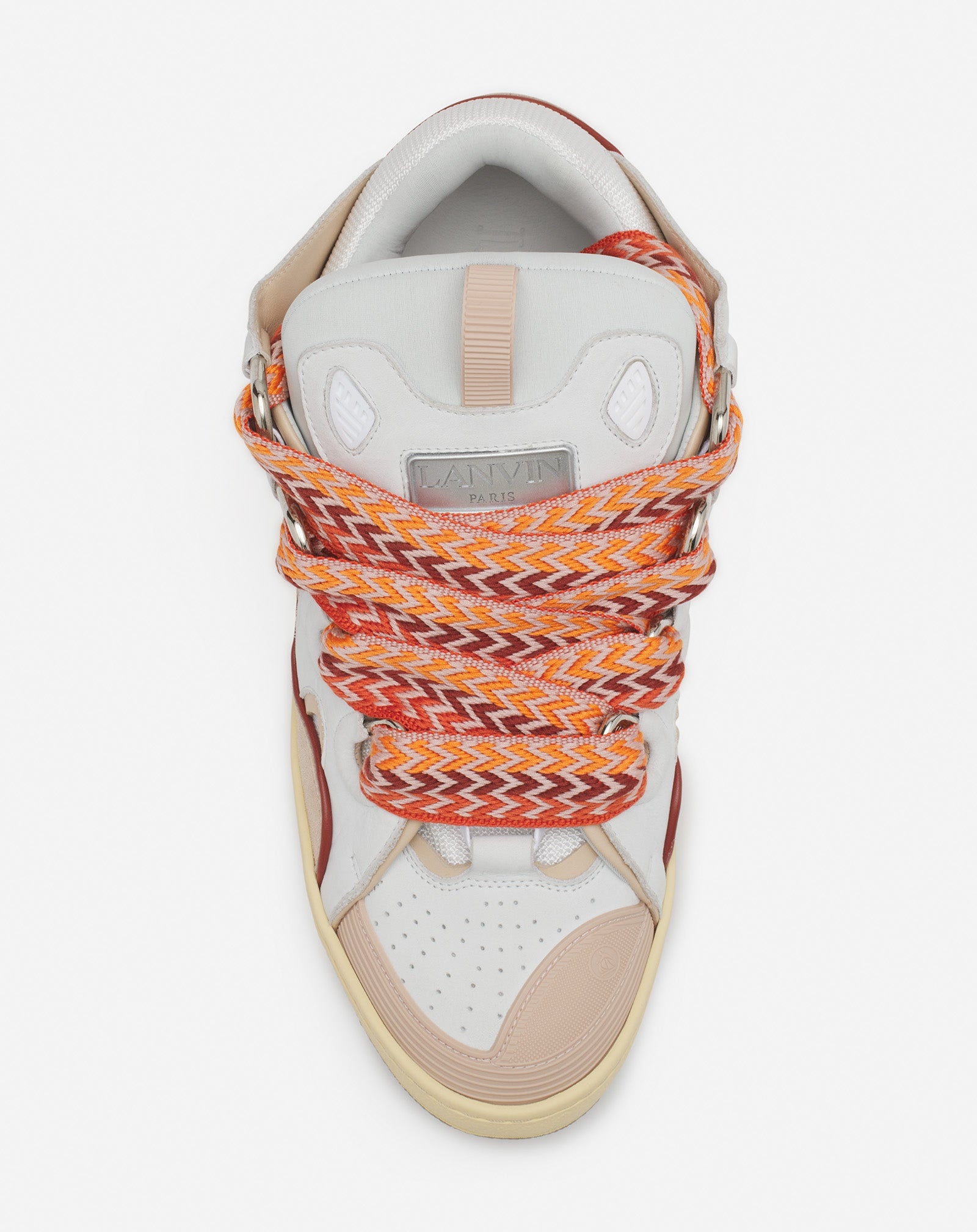 CURB LEATHER SNEAKERS - 4