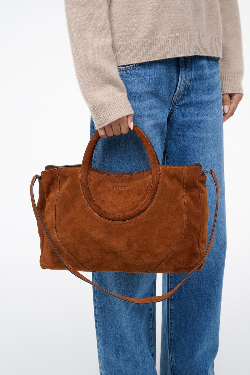 STAUD MAUDE SATCHEL TAN 6