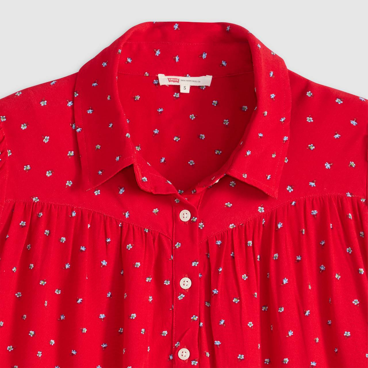 LEA SHORT-SLEEVE BLOUSE - 6