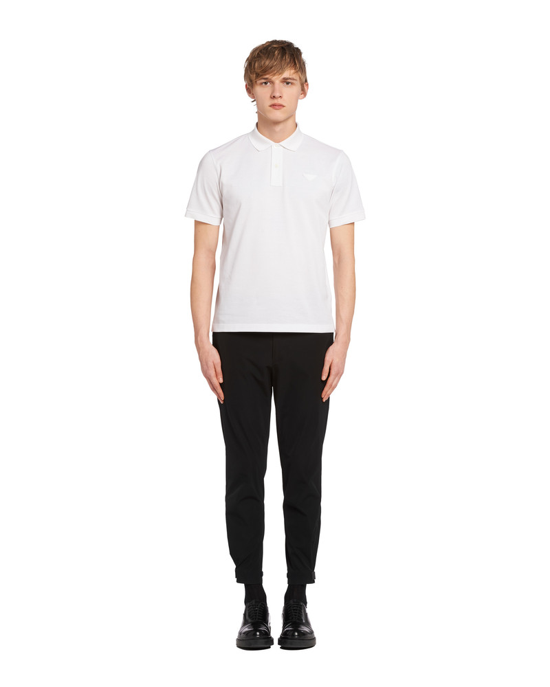 Prada Piqué polo shirt outlook