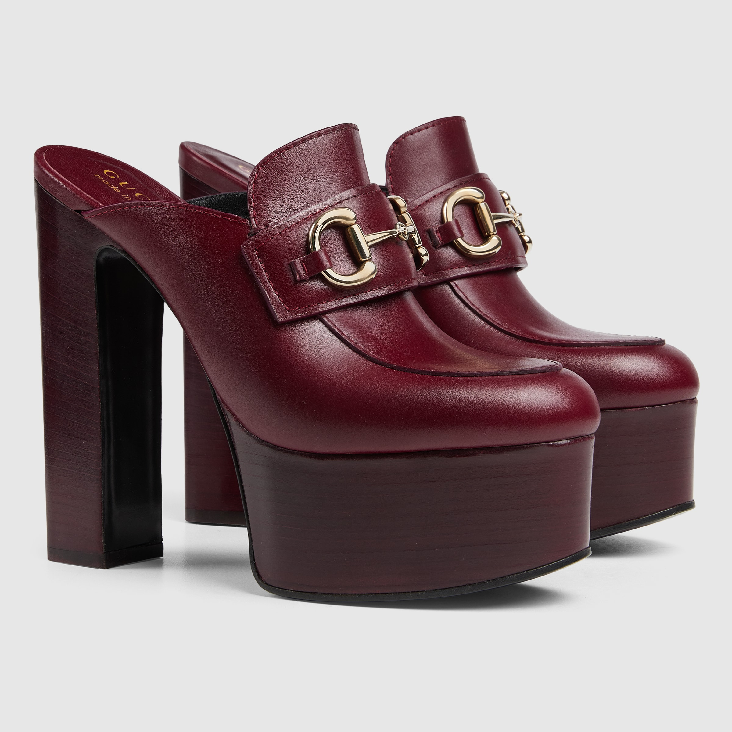 Women's platform mule with Horsebit - 2