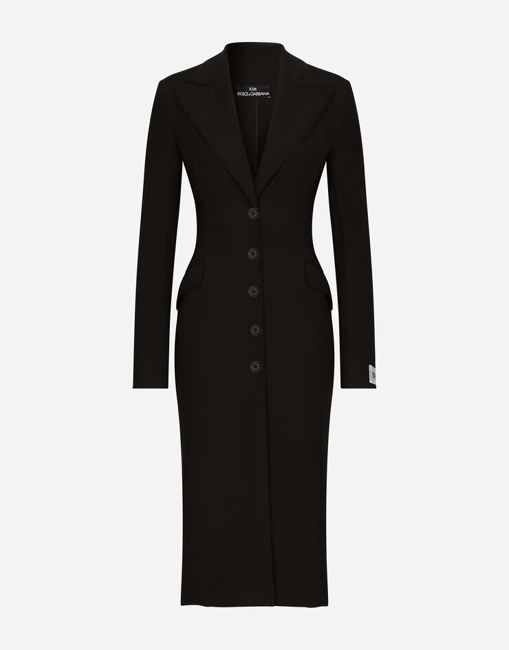 Jersey coat dress with the Re-Edition label - 1