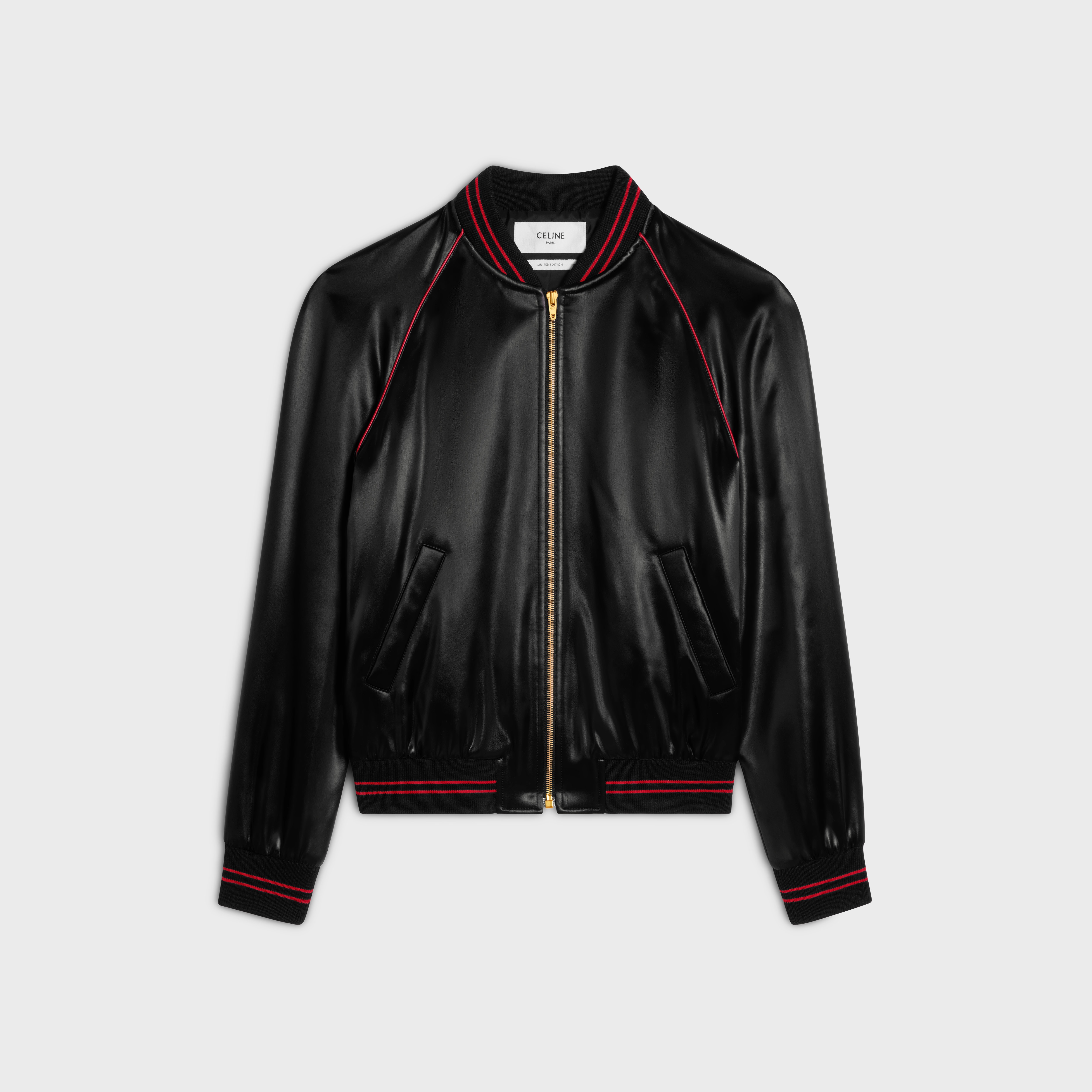 celine wiltern teddy jacket in flowing satin - 1