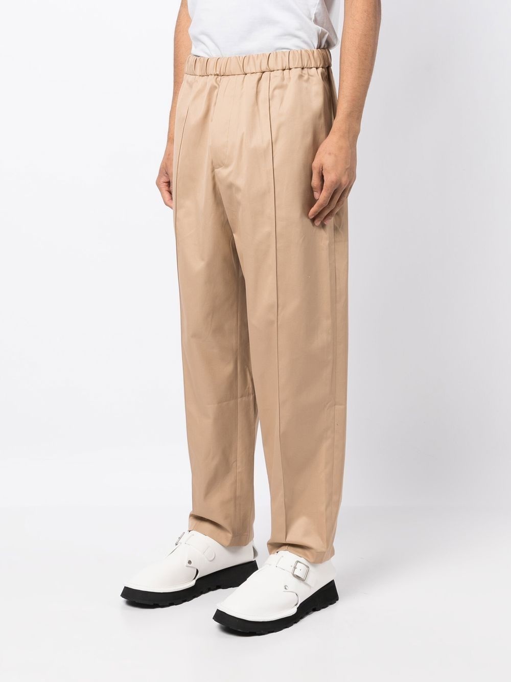 straight-leg cut trousers - 3