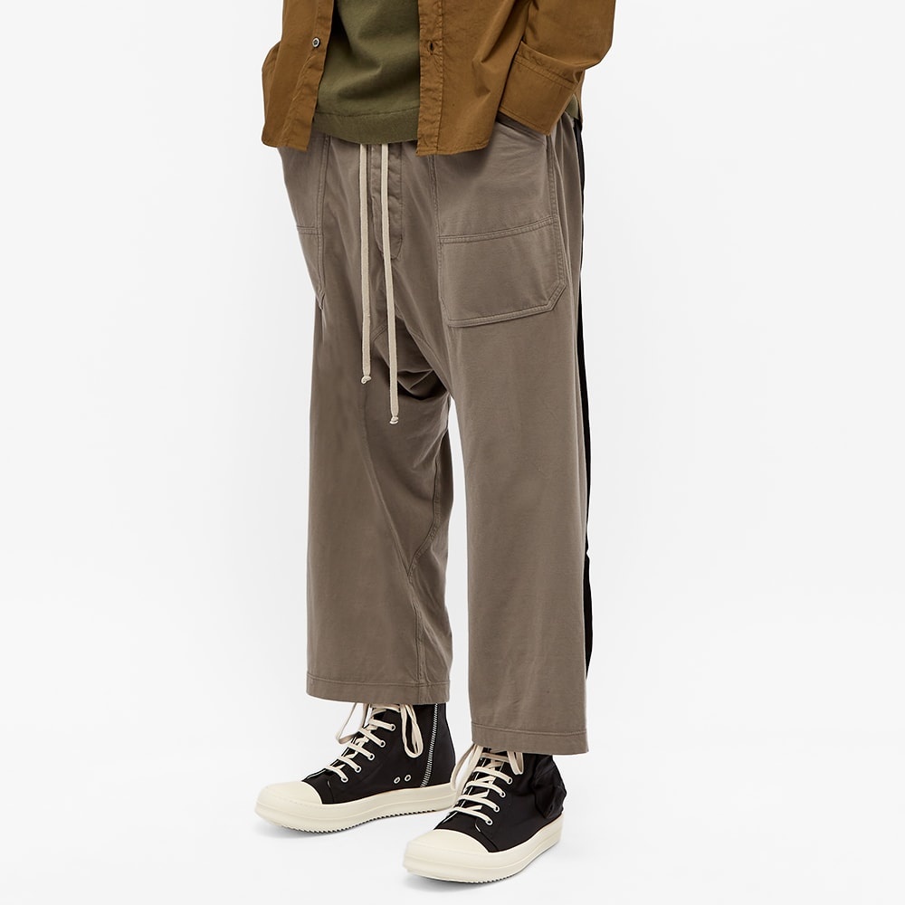 Rick Owens DRKSHDW Cargo Cropped Lightweight Jersey Pant - 4