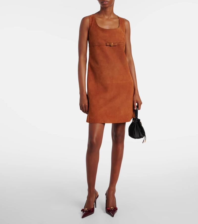 VERSACE Suede minidress outlook