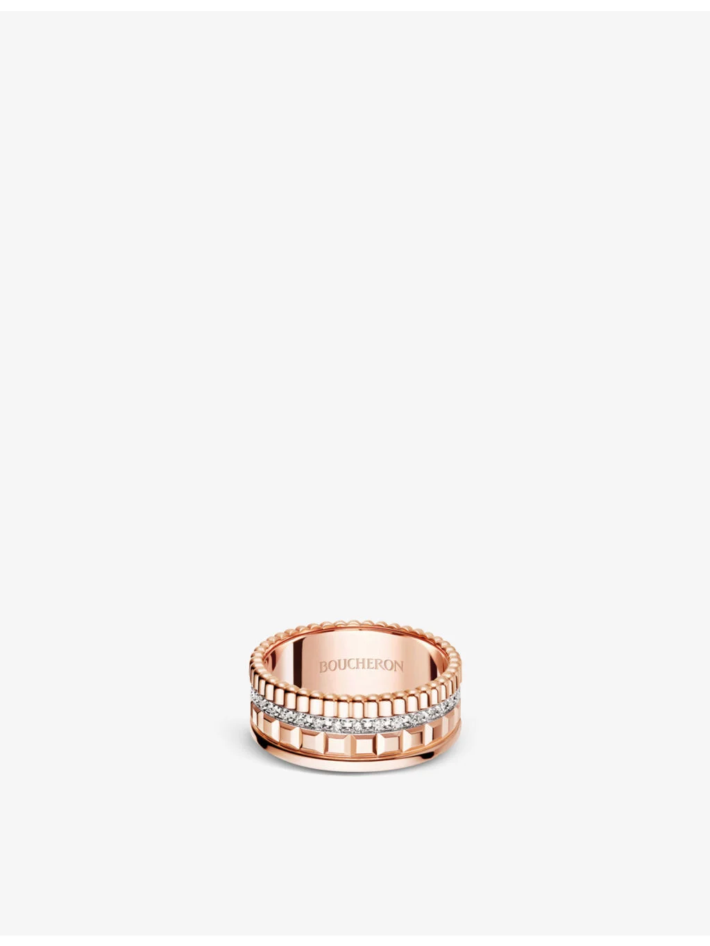 Quatre Radiant Edition rose-gold and 0.24ct diamond ring - 1