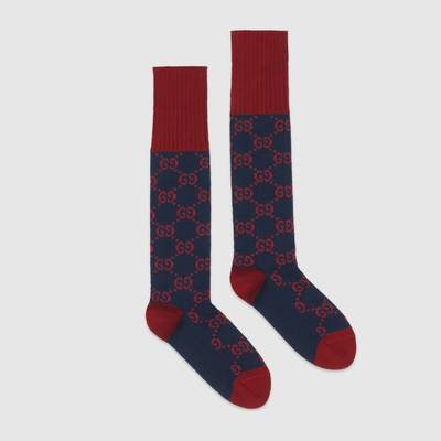 GUCCI GG pattern cotton blend socks outlook