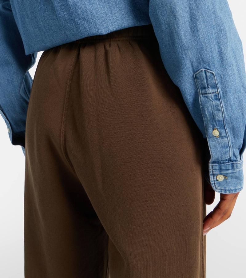 Cotton-blend jersey sweatpants 6