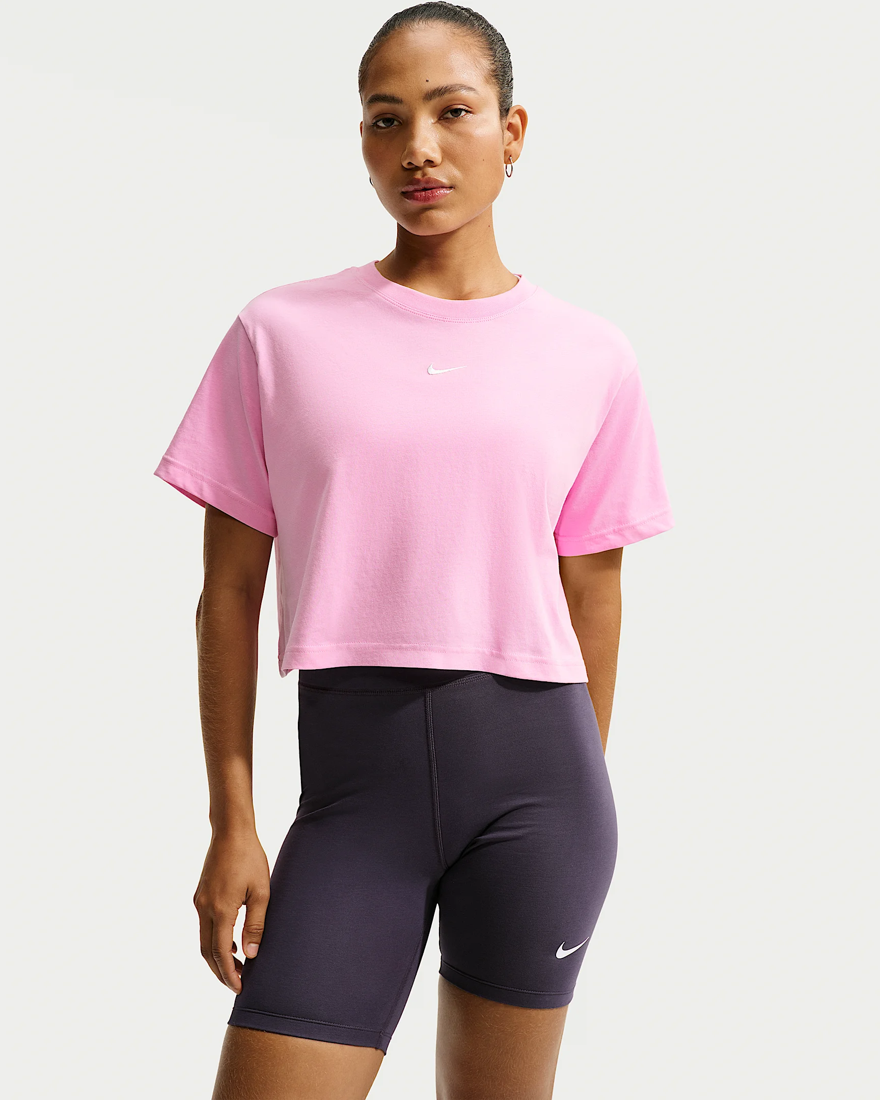Nike Sportswear Classic Women's Loose Short-Sleeve Cropped T-Shirt - 1