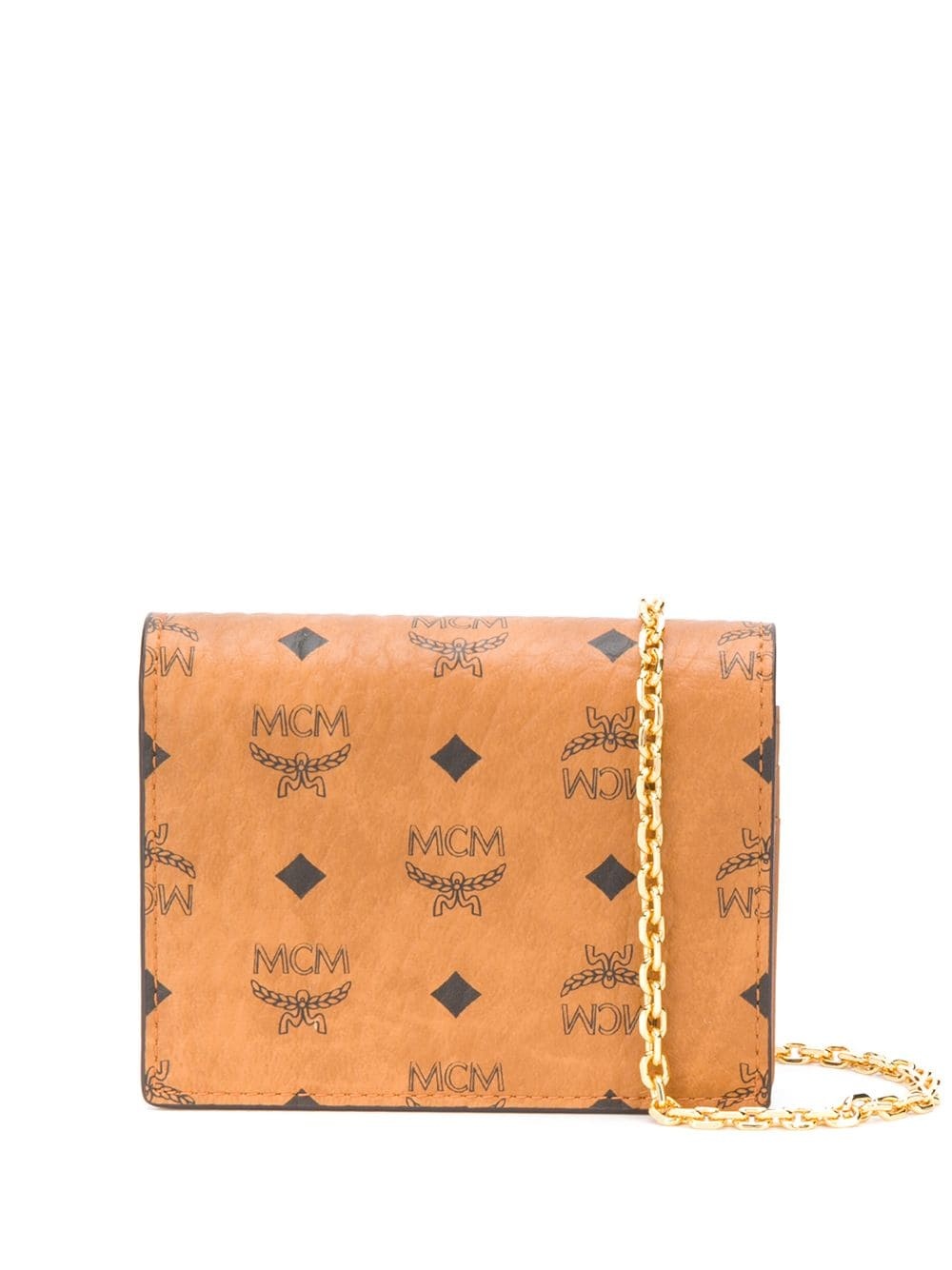 logo-print mini cross body bag - 1