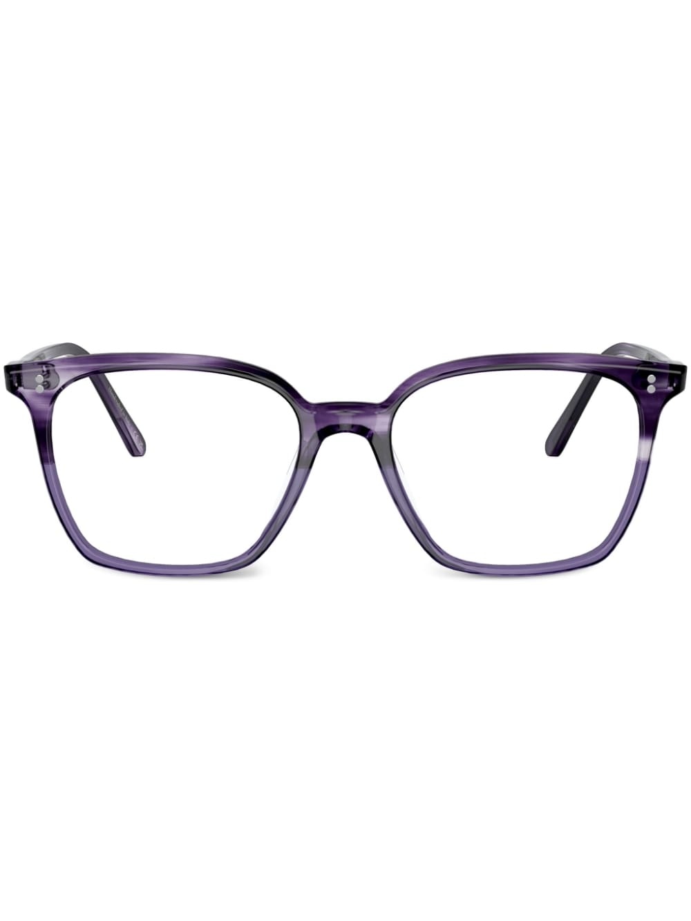 square-frame glasses - 1