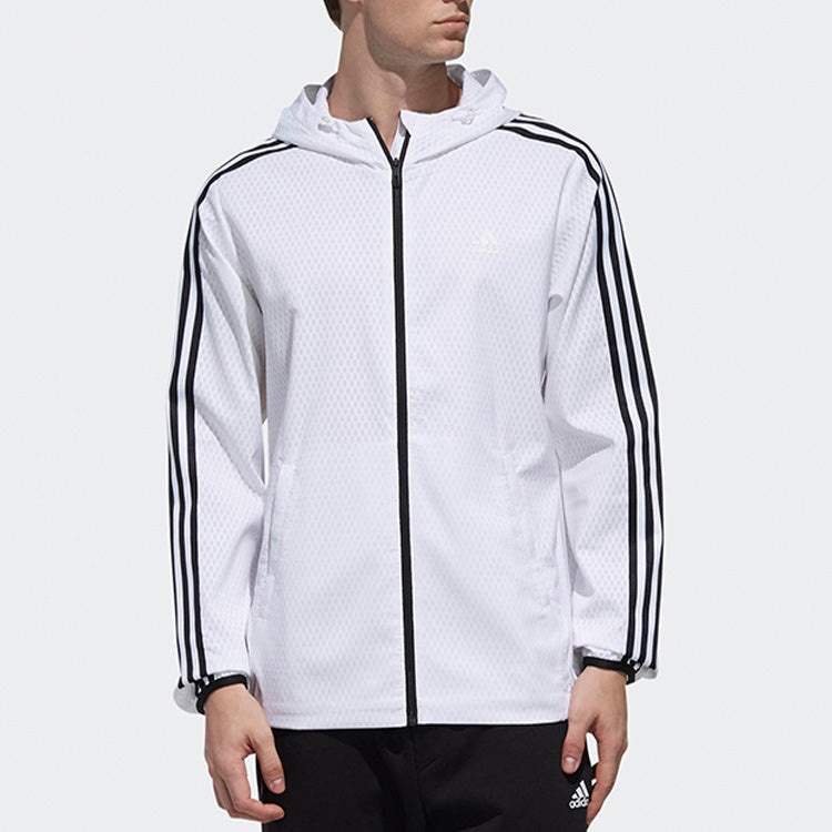 adidas WB CLASSIC 3S Tatting Jacket Men White DW4620 - 3