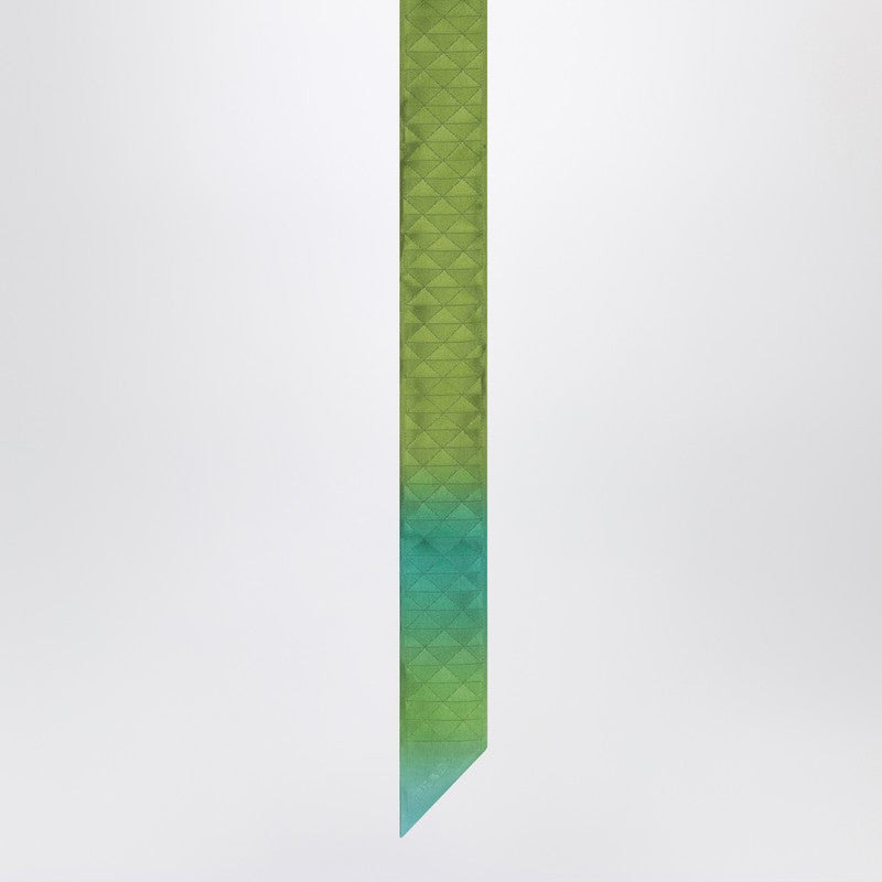 Prada Lime Coloured Ribbon In Silk Twill Women - 2