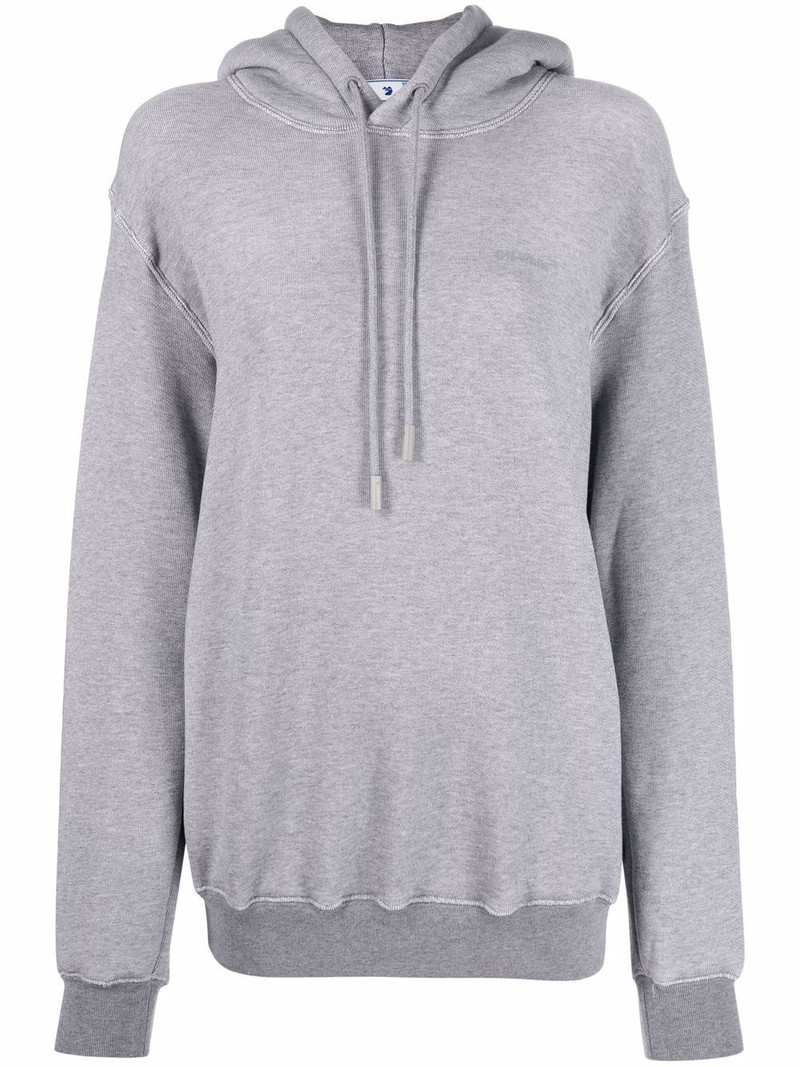 Diag-print hoodie 1