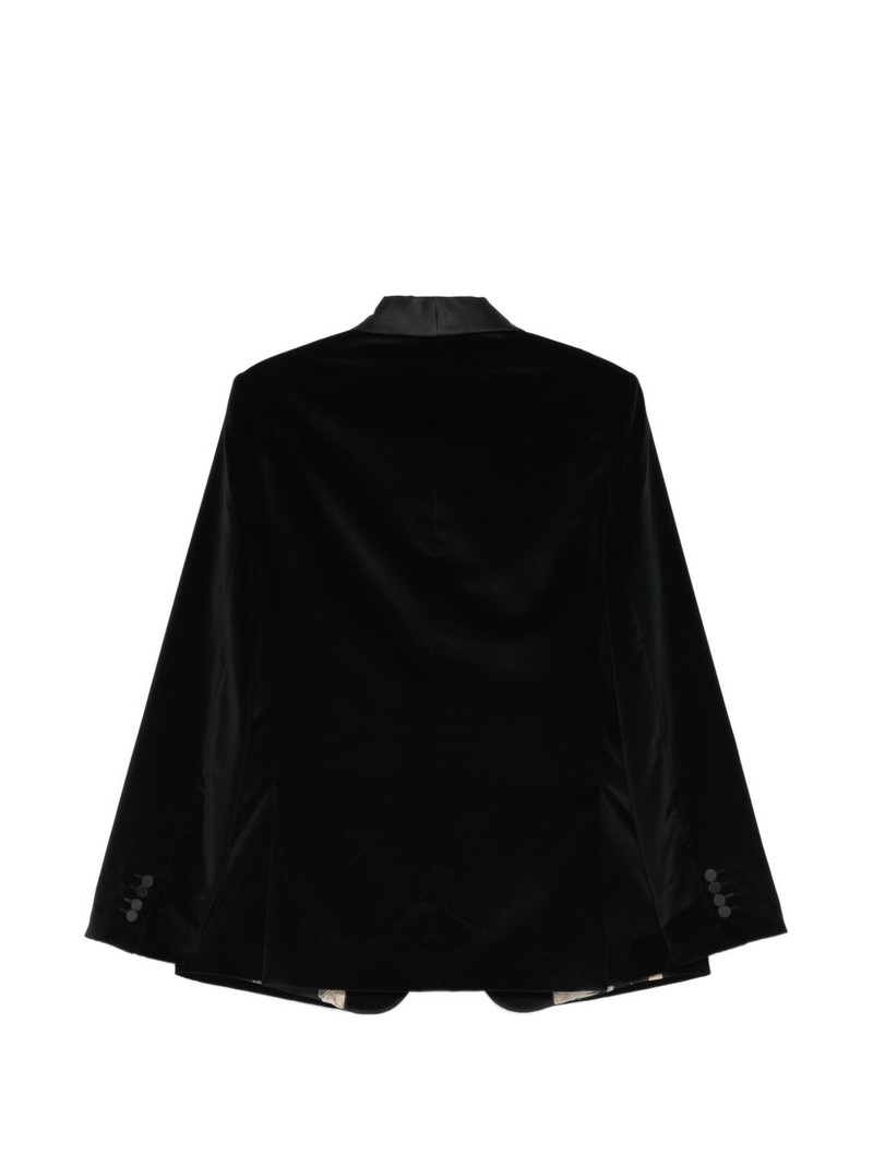 Paul Smith shawl-collar velvet blazer outlook