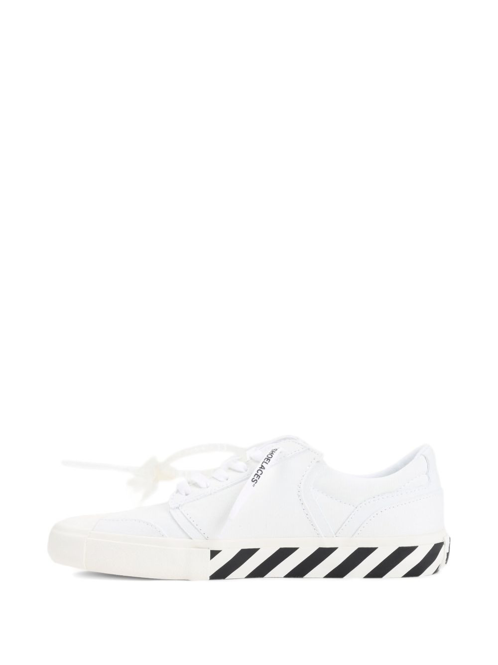 logo-detail lace-up sneakers - 3