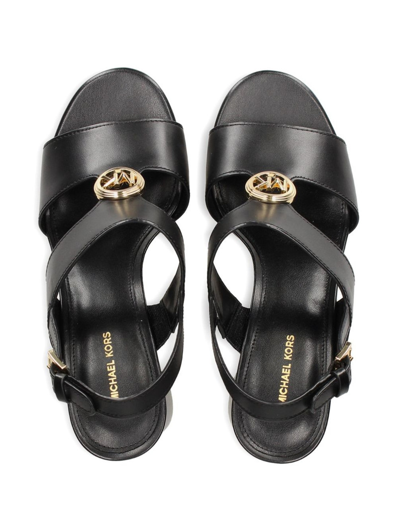 Erin buckle logo sandals 3