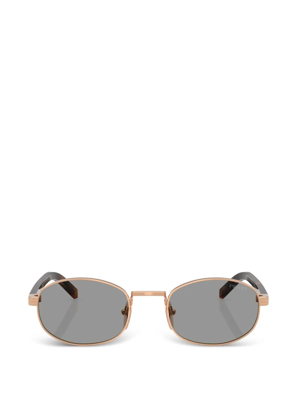 oval-frame sunglasses - 1