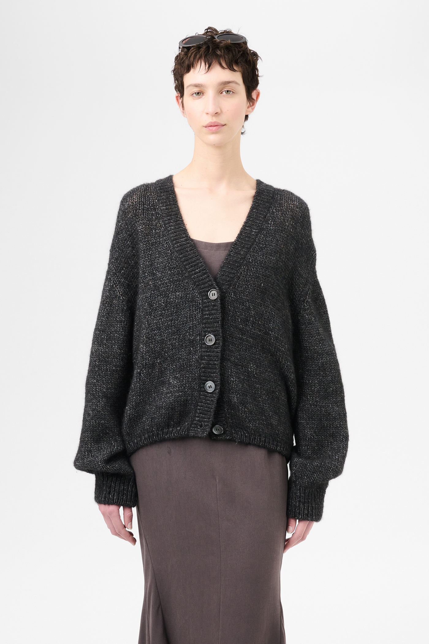 Academy Cardigan Pepe Nero Airy Alpaca - 3