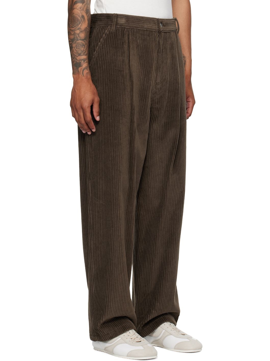 Brown Toggle Trousers - 2