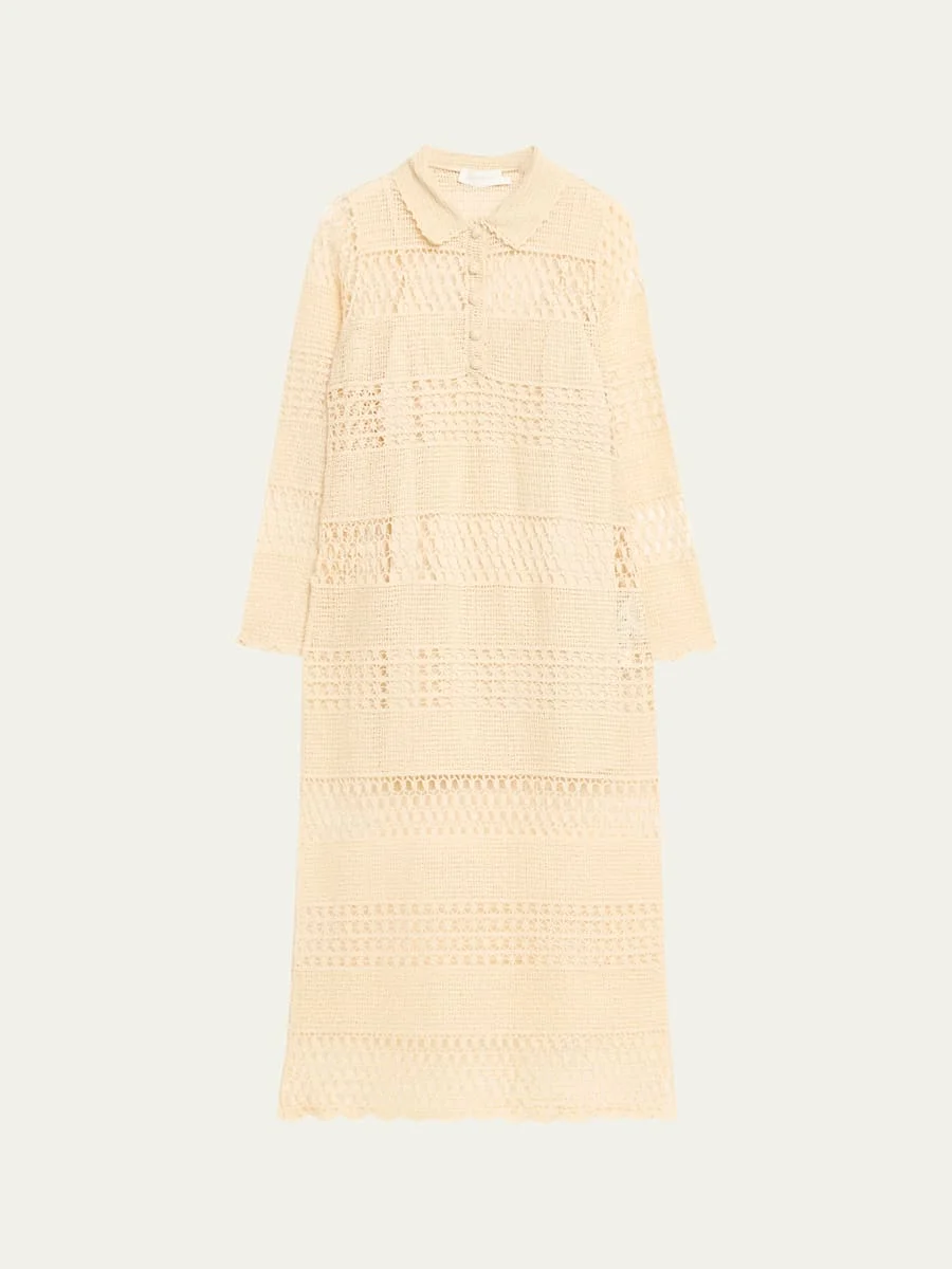 Wanderlust Crochet Maxi Dress Coverup - 1