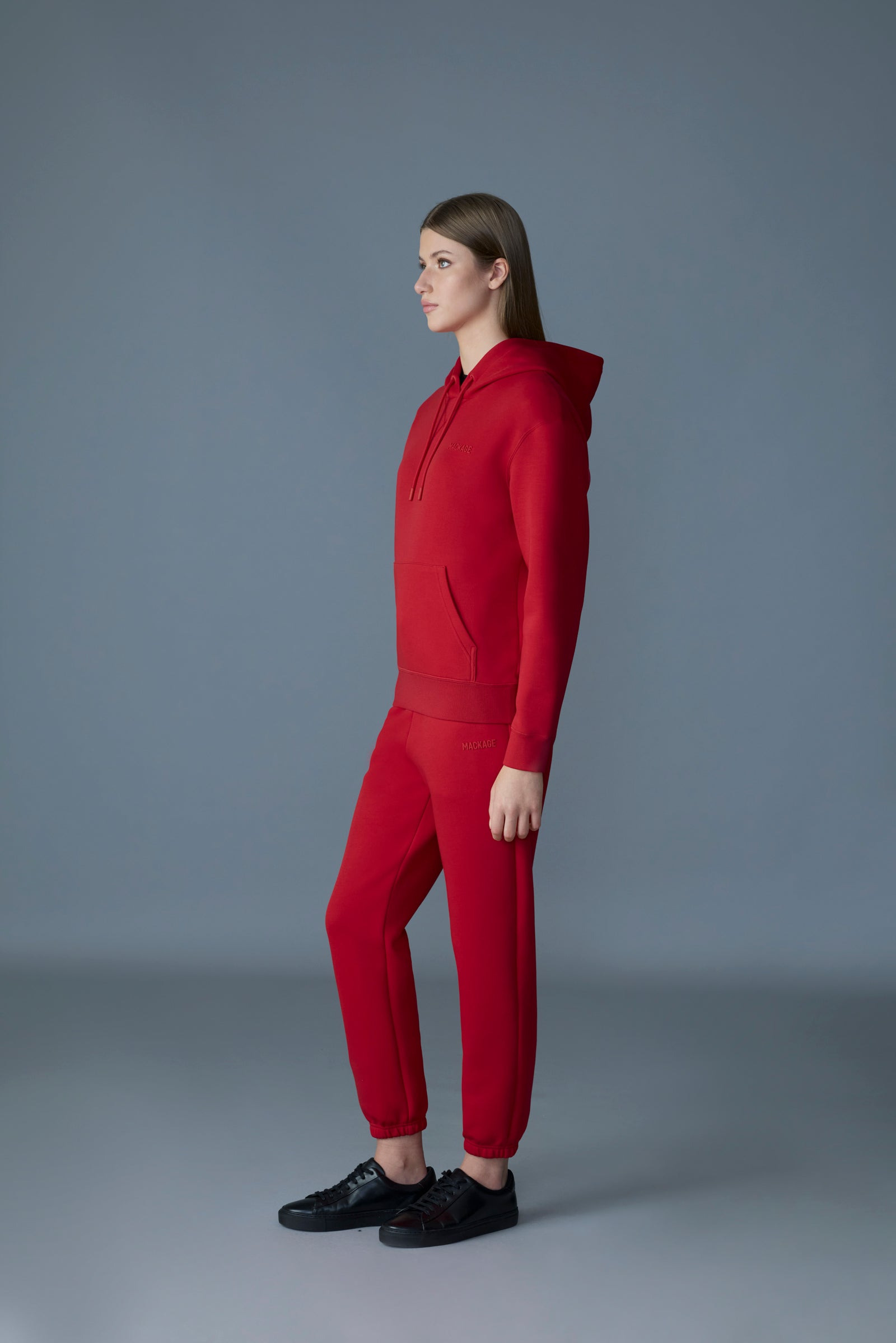 KRYSTIANA Double-face Jersey hoodie - 3