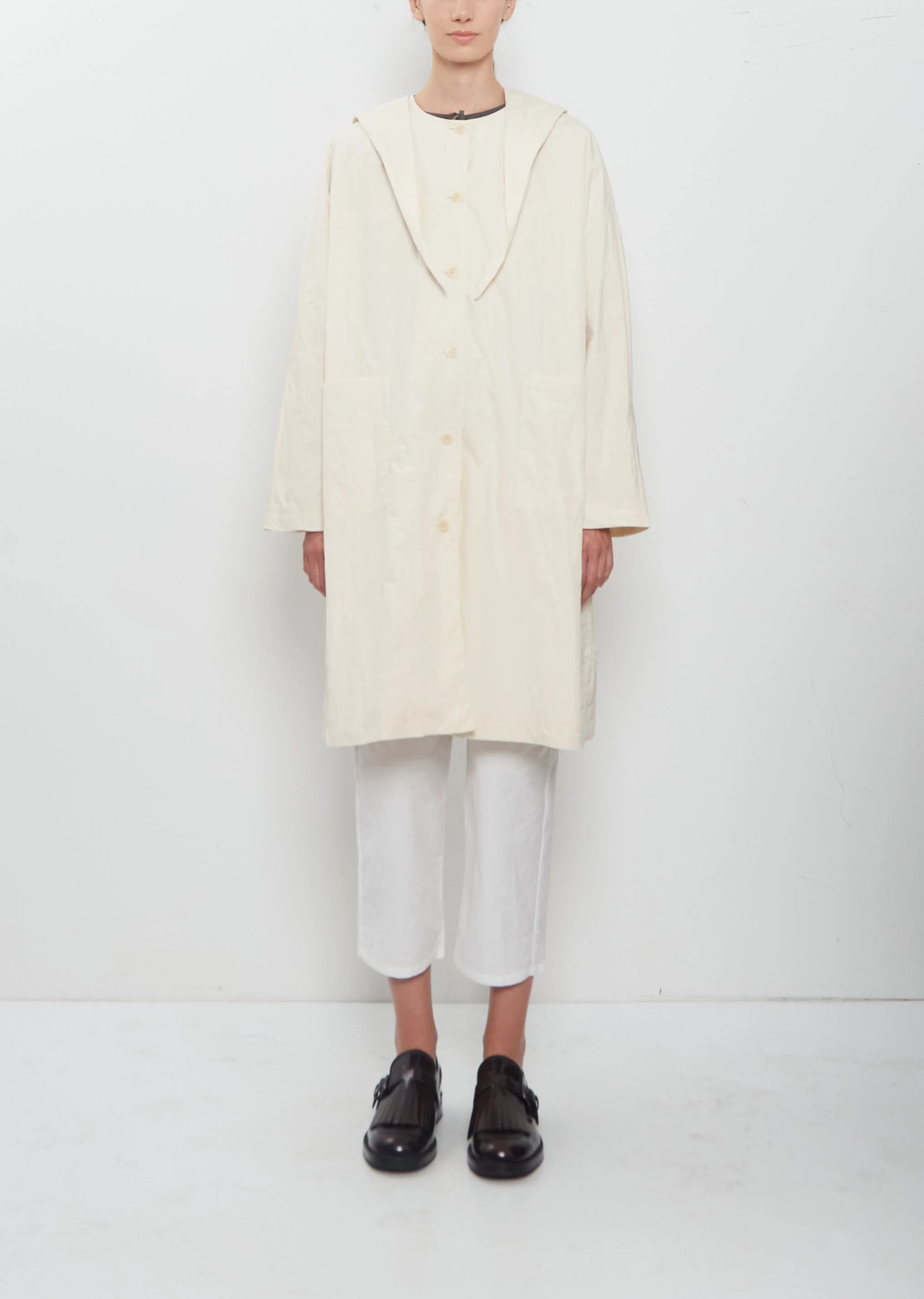Kimono Sleeve Technical Coat - 1