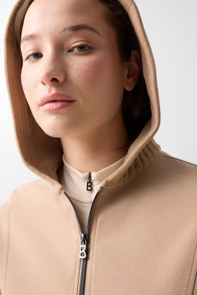 Alia sweat hoodie in Camel 7