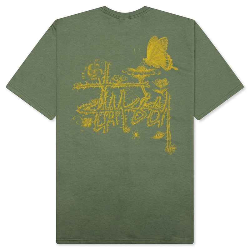 Stüssy IN BLOOM TEE - OLIVE outlook