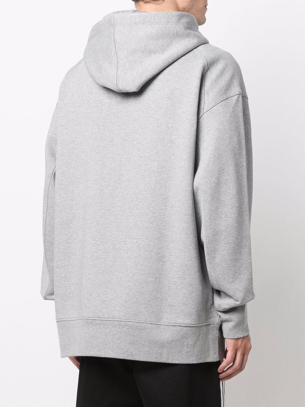 logo-print drawstring hoodie - 4