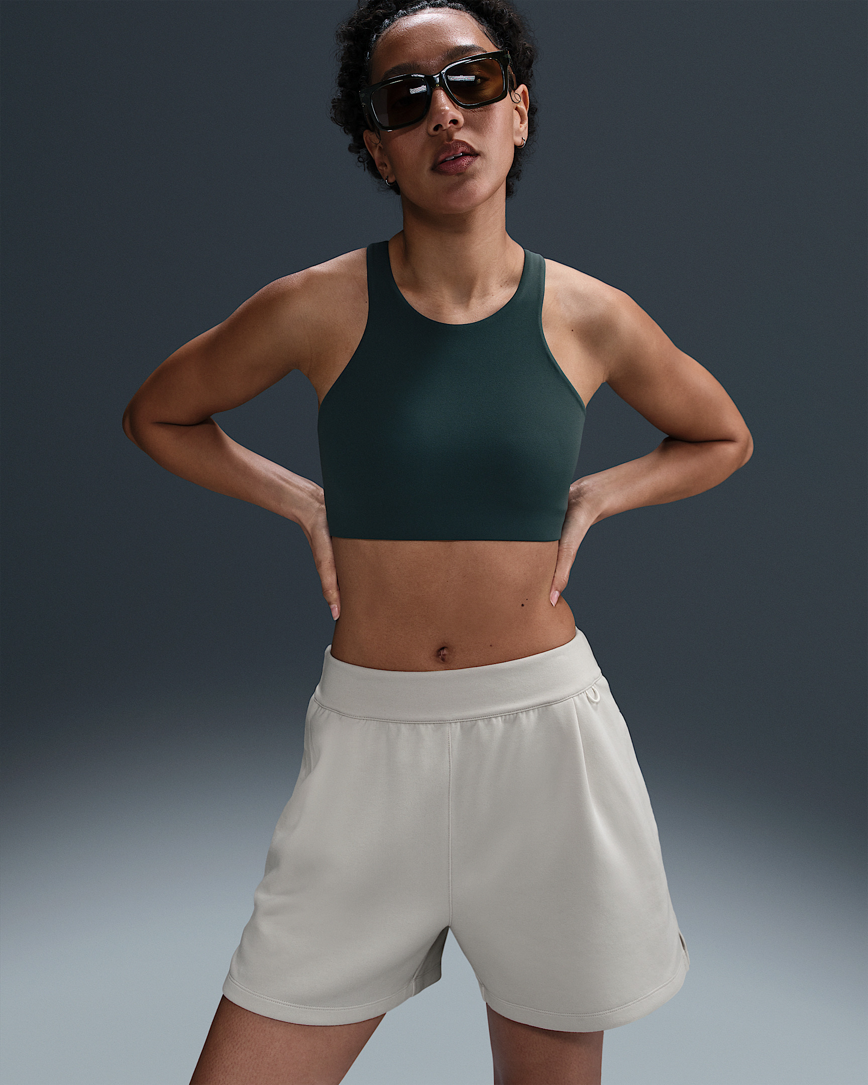 Nike 24.7 ImpossiblySoft Women's Dri-FIT Mid-Rise Loose 4" Shorts - 2